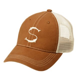 SALMO TRUCKER CAP - BURNT/STONE-0