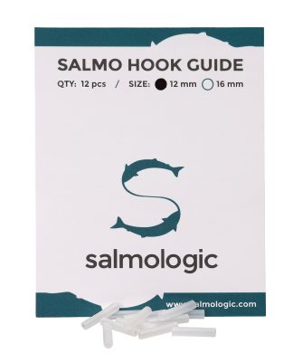 Salmo hook guides - CLEAR - 12 mm (pkg w/12 pcs)-0