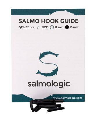 Salmo hook guides - BLACK - 16 mm (pkg w/12 pcs)-0