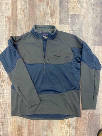 Patagonia M's L/S R1 Field 1/4 Zip - Smolder Blue - X-LARGE-0