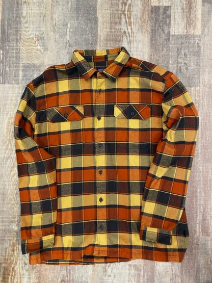 M's L/S Fjord Flannel Shirt - Burnished Red - MEDIUM-0